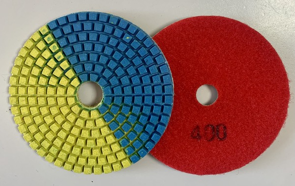 Hc - 17 2Color Ǿ100 gr 400 Круг полірувальний 