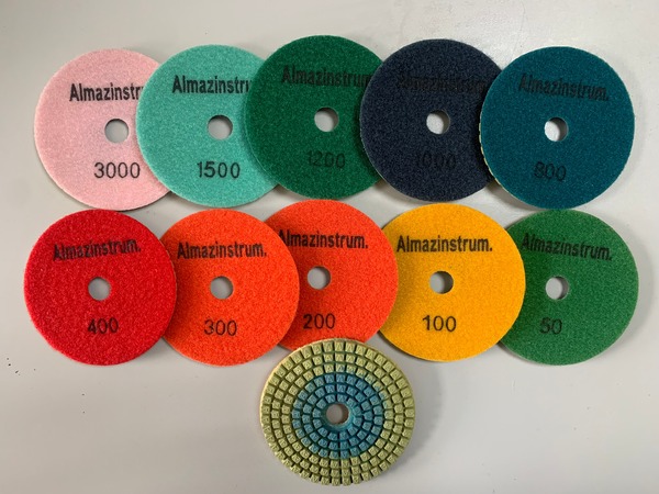 Alm 2 Ø100 gr.100 полірувальний гнучкий диск