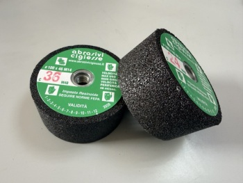Ø100x46 M14 gr.36 Abrasivi сigiesse Абразивна корундова шарошка