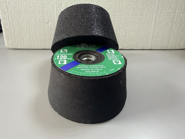 Ø110/90x55x22 gr. 120 Abrasivi cigiesse Абразивна корундова шарошка